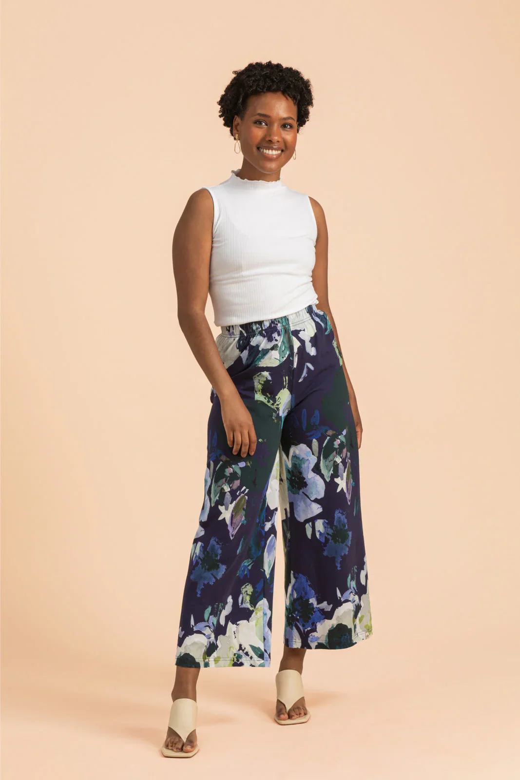 Soft Culottes, Blue Anemone - Image 4