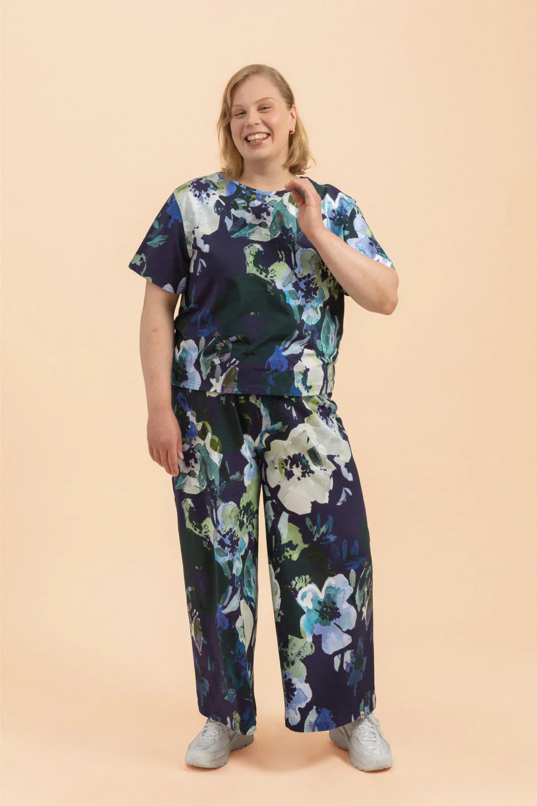 Soft Culottes, Blue Anemone - Image 5