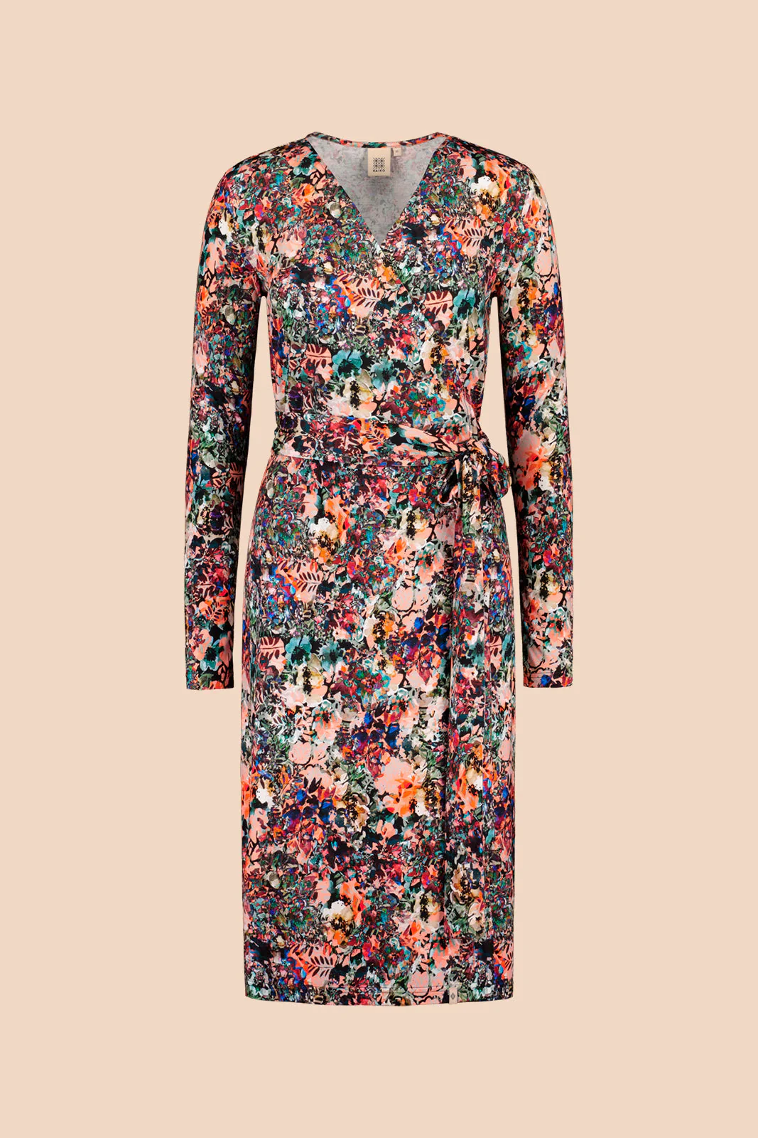 Soft Wrap Dress, Blooming Forest - Image 6