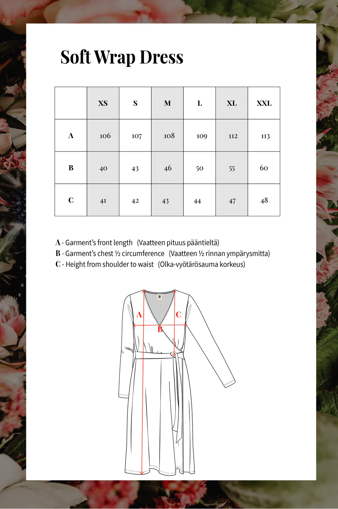 Soft Wrap Dress, Blooming Forest - Image 7