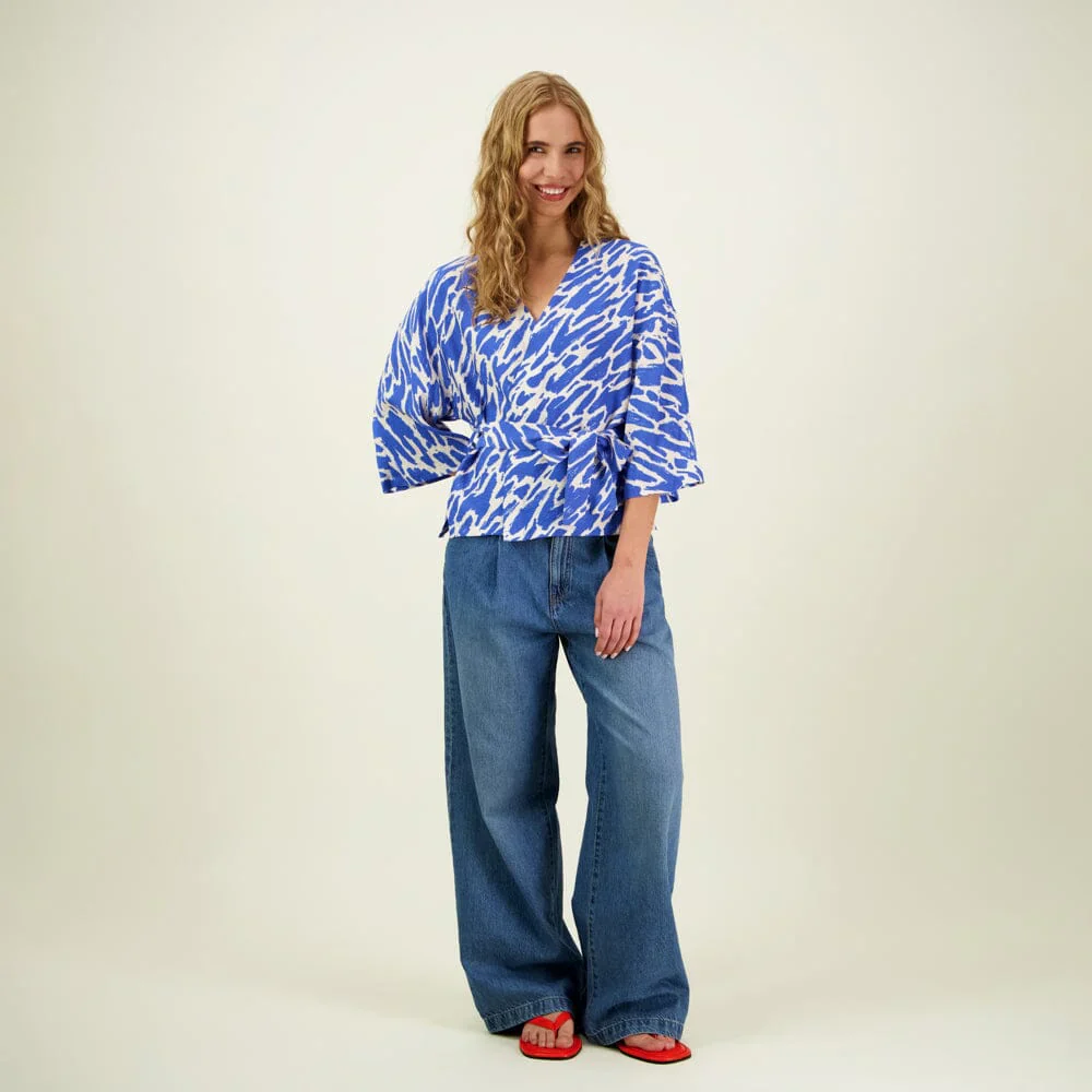 Sophy Kimono Jacket, Electric - Image 5