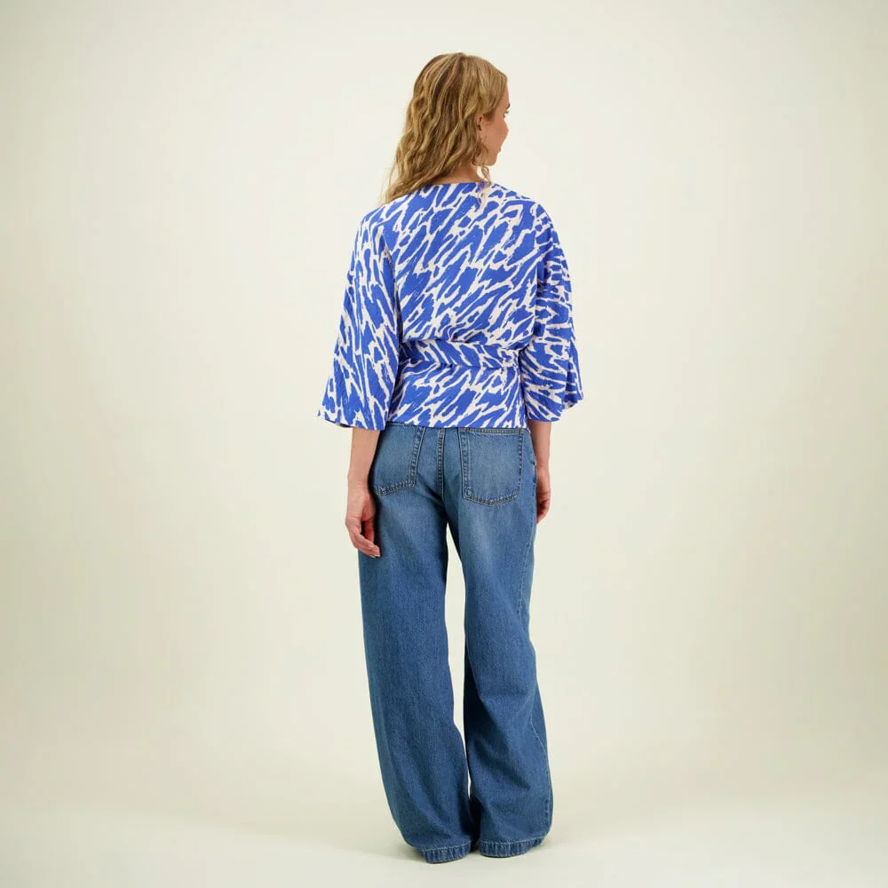 Sophy Kimono Jacket, Electric - Image 6