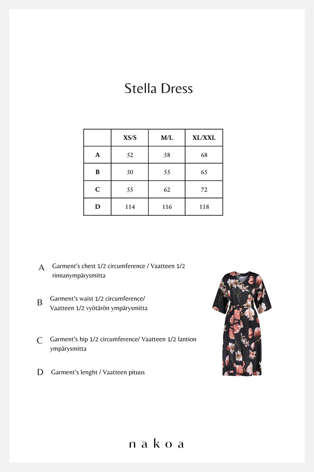 Stella Dress, Noir - Image 5