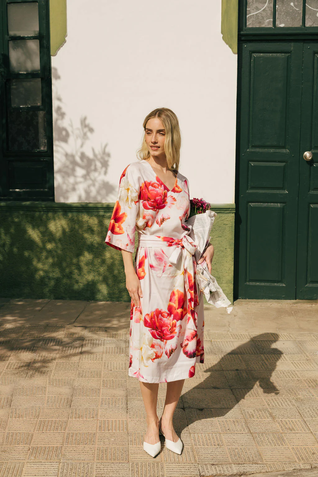 Stella Dress, Sorbet - Image 2