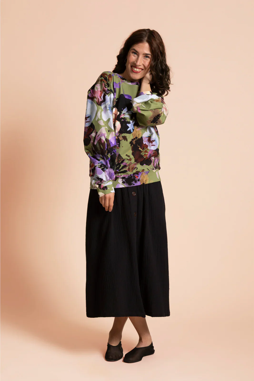 Sweatshirt, Olive Anemone - Image 3