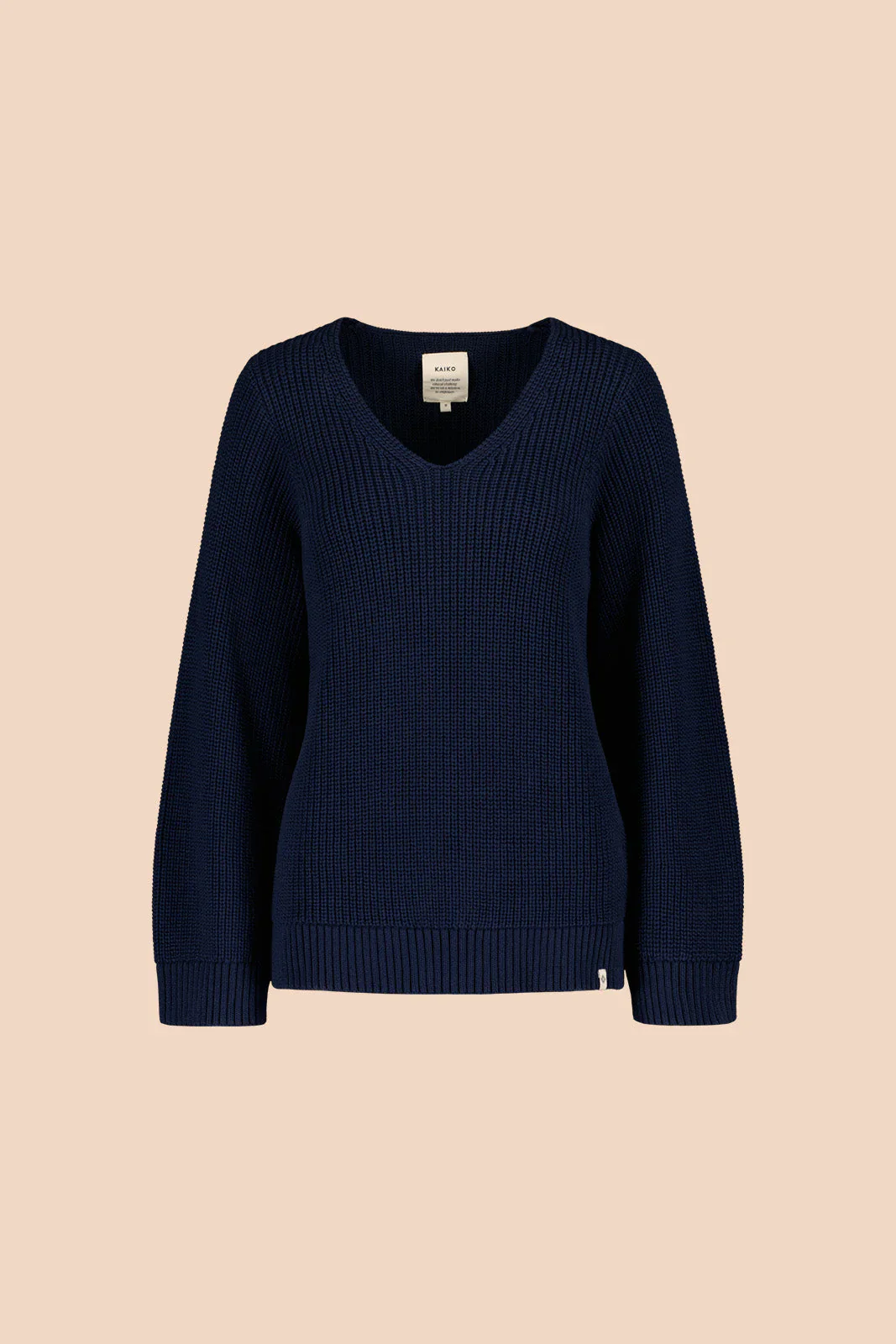 V-neck Jumper, Navy - Image 6