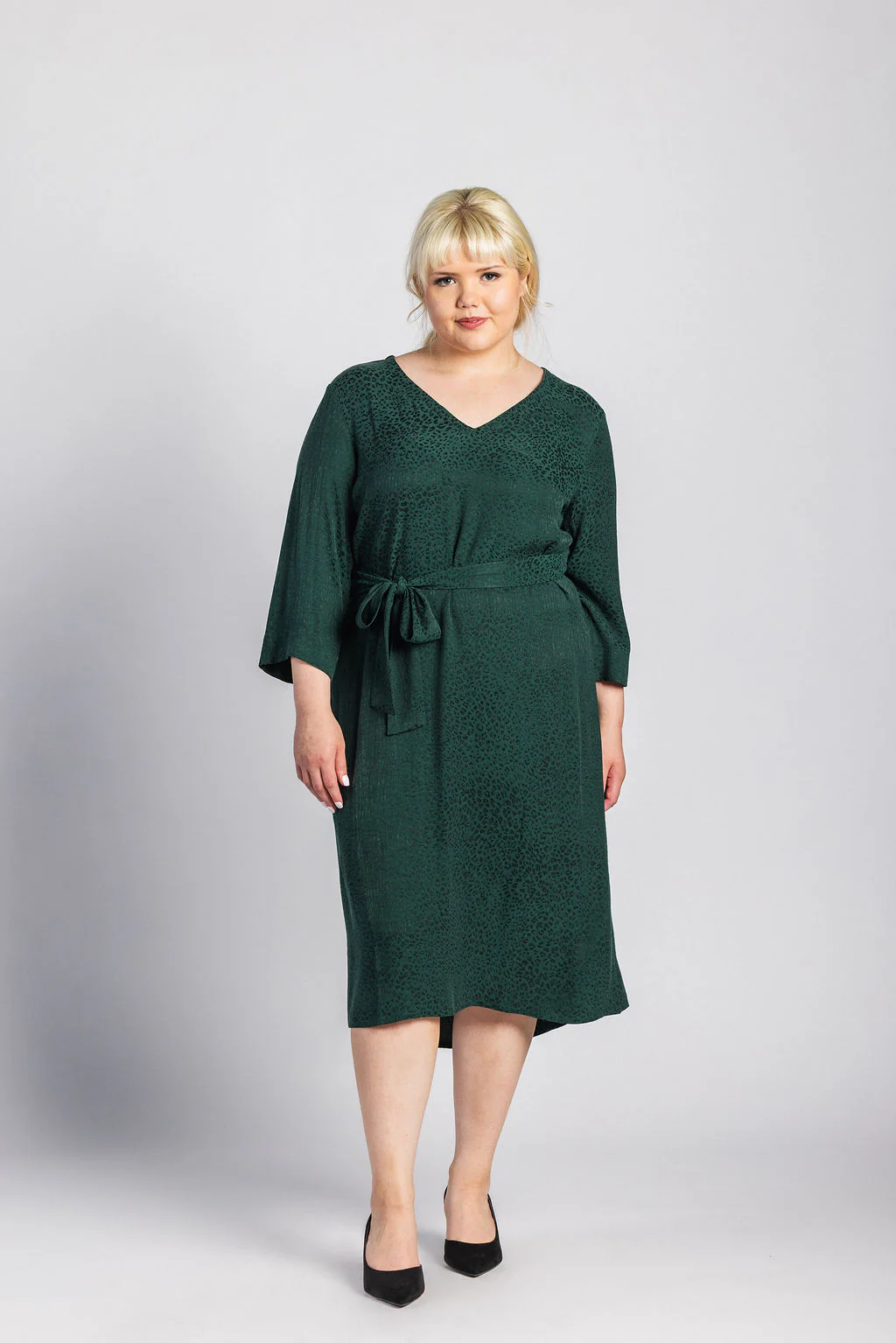 Vera Dress, Emerald - Image 5