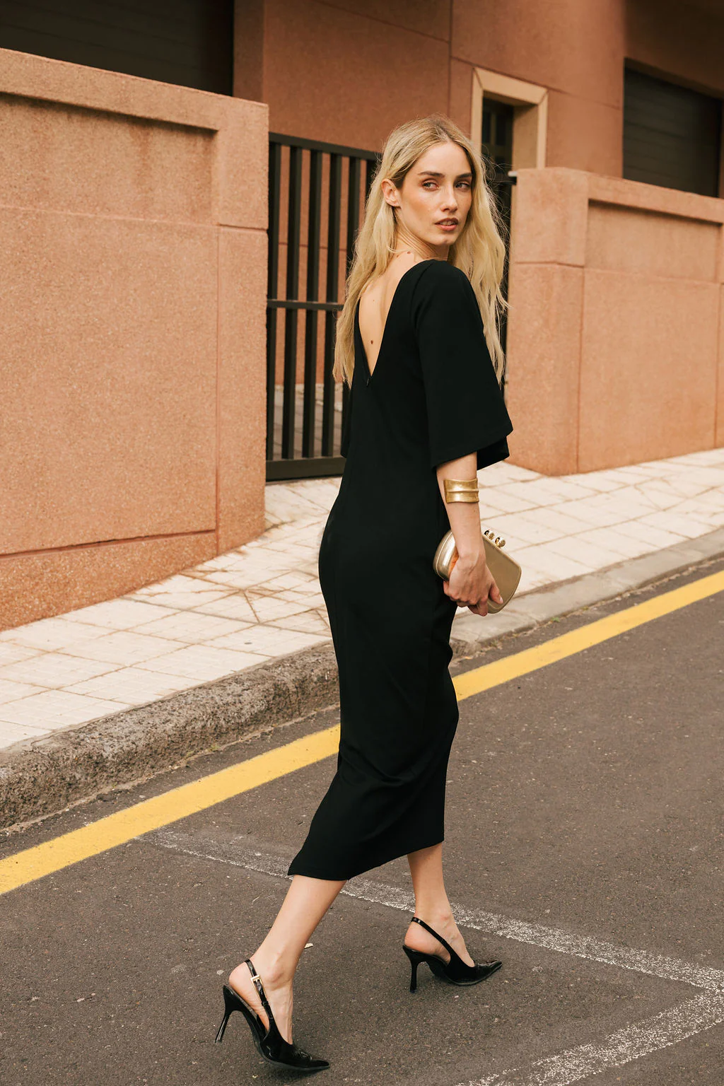 Vivienne Dress, Black - Image 2