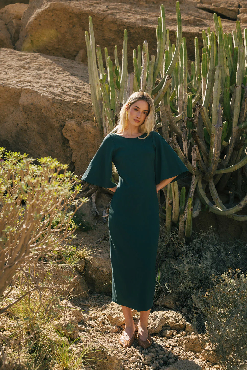 Vivienne Dress, Dark Green