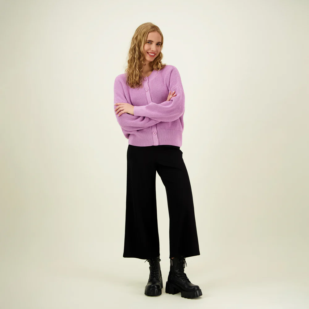 Wide Leg Culottes, Black - Image 3