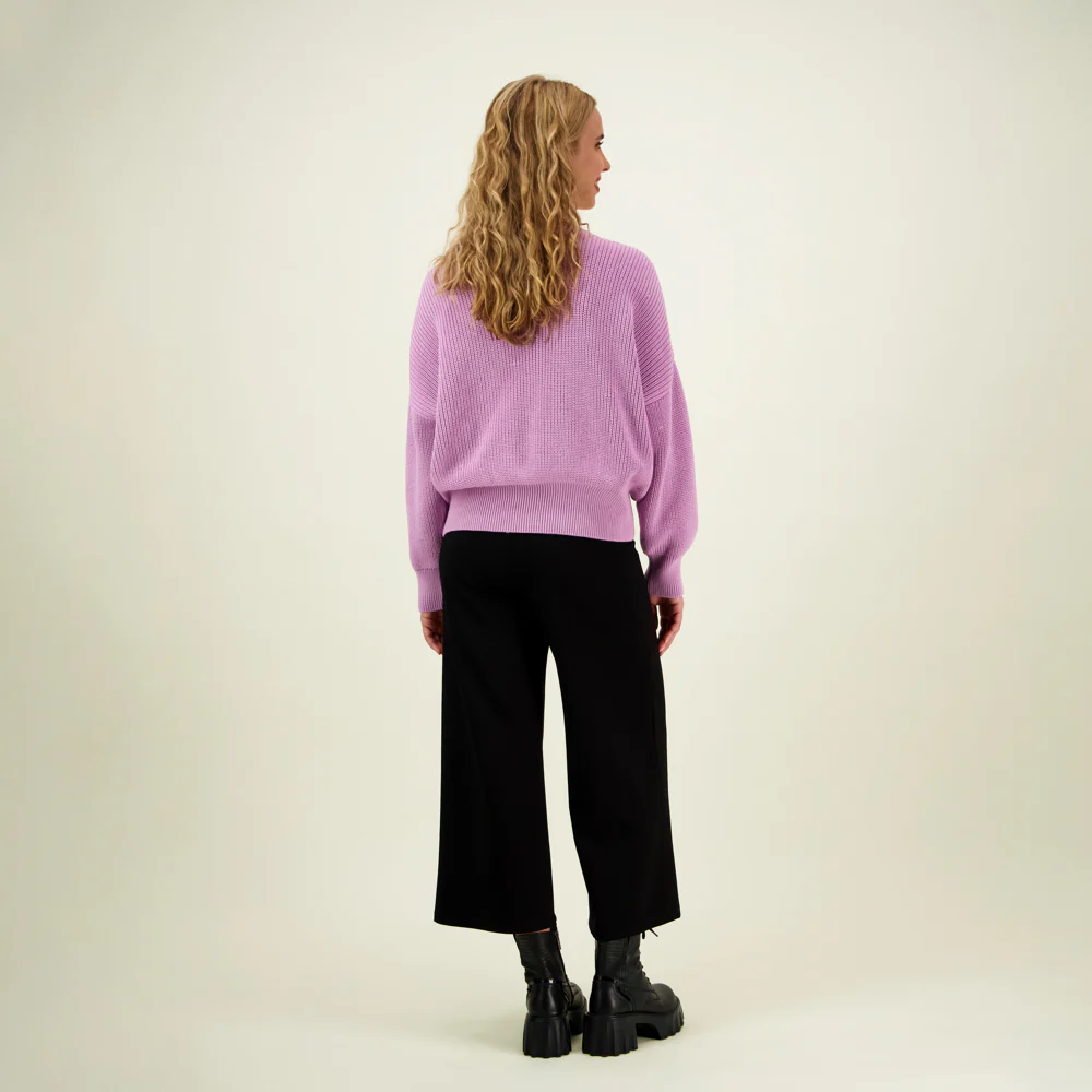 Wide Leg Culottes, Black - Image 4