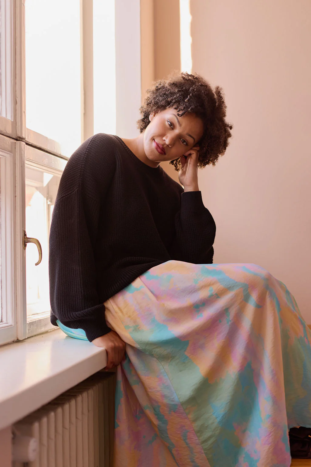 Sunset Pleated Skirt, Multicolour - Image 6