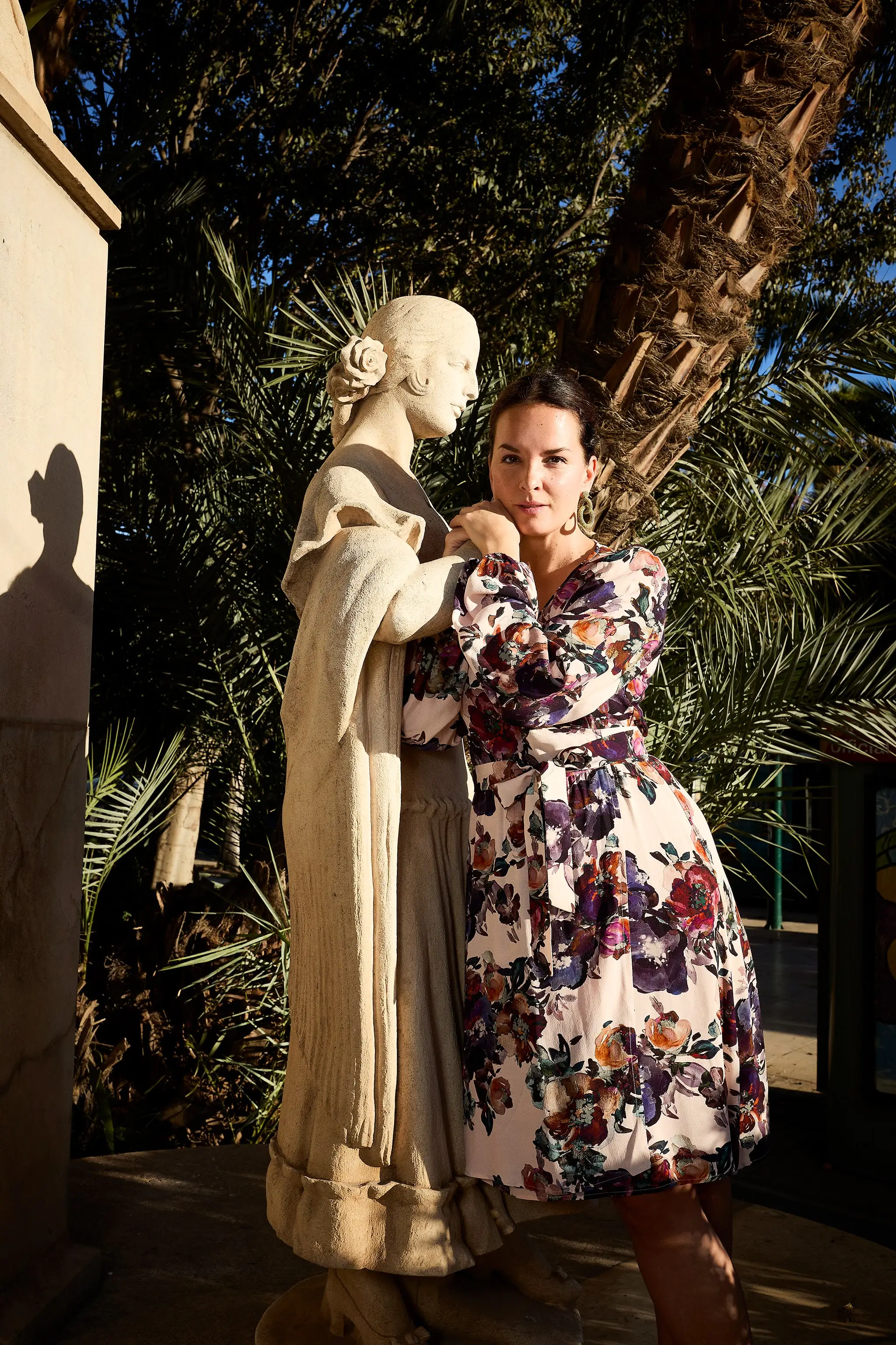Wrap Dress, Roses - Image 5