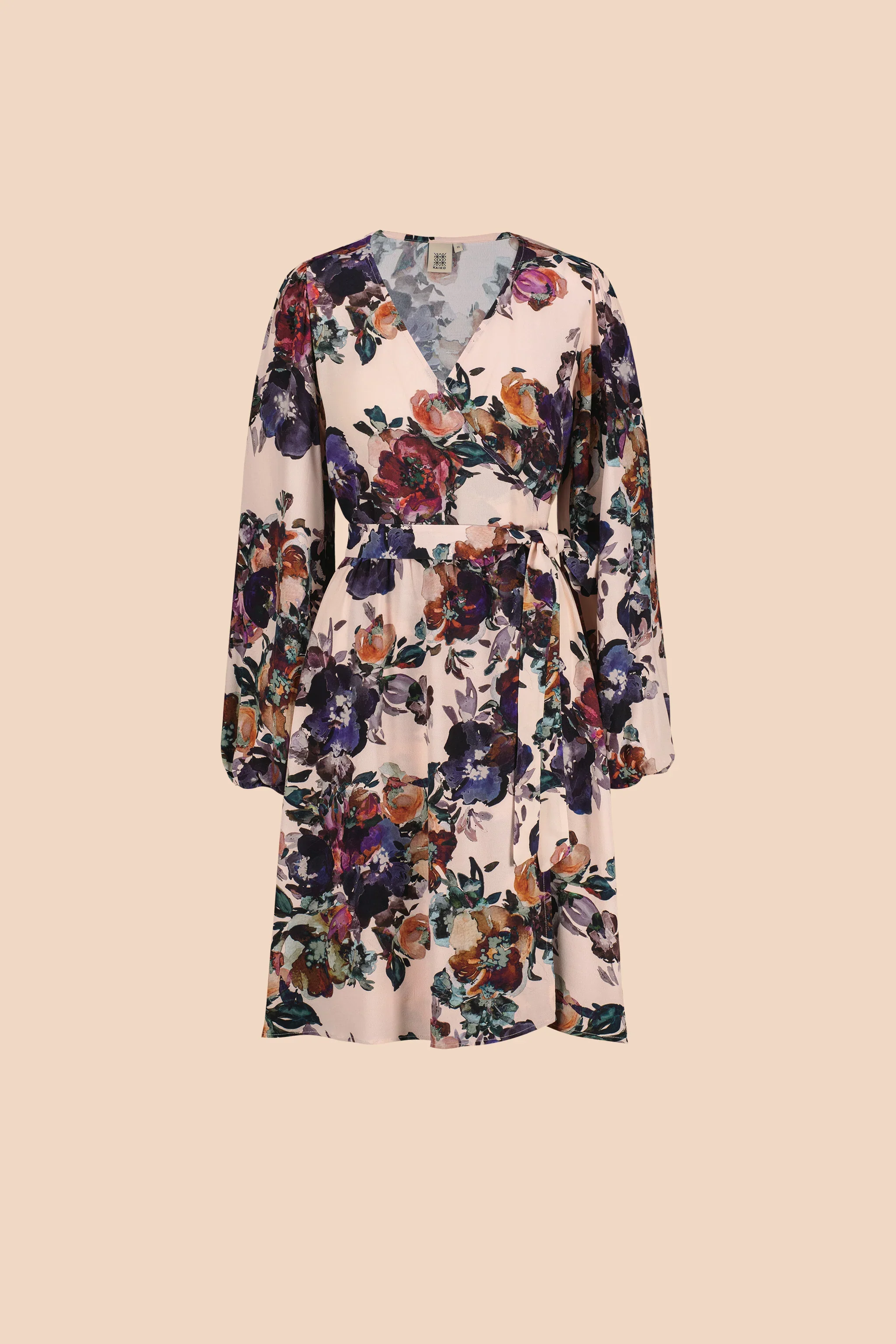 Wrap Dress, Roses - Image 7