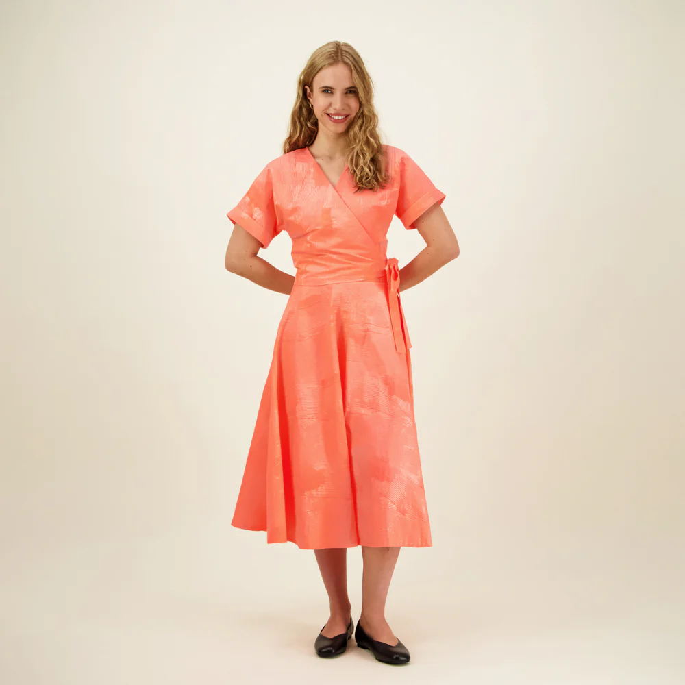 Wrap Top, Neon Pink - Image 4